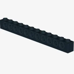 TECHNIC BRICK 1X12, Ø4,9 X 10