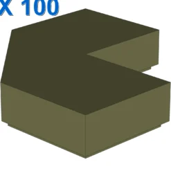 TILE 2X2, DEG. 90, W/ DEG. 45 CUT X 100