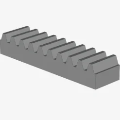 TOOTHED BAR M=1, Z=10 X 50