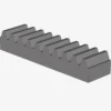 TOOTHED BAR M=1, Z=10 X 50