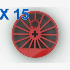 Train Wheel 36.5mm (Blind Driver) X 15
