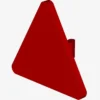 TRIANGULAR SIGN W. SNAP X 25