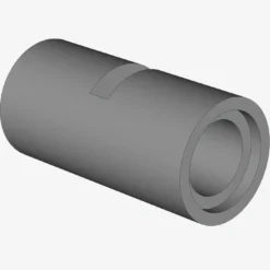 TUBE W/DOUBLE Ø4.85 X 100