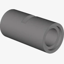 TUBE W/DOUBLE Ø4.85 X 100