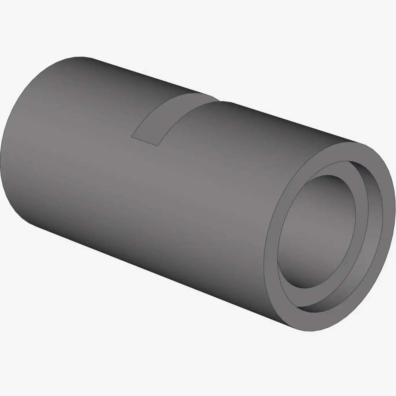 TUBE W/DOUBLE Ø4.85 X 100