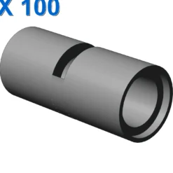 TUBE W/DOUBLE Ø4.85 X 100
