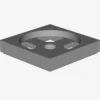 TURN PLATE 2X2, LOWER PART X 100