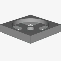 TURN PLATE 2X2, LOWER PART X 100