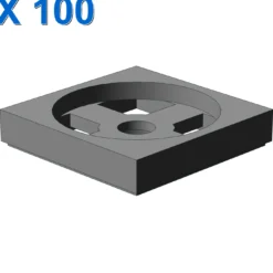 TURN PLATE 2X2, LOWER PART X 100