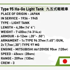 Typ 95 HA-GO Japanischer Panzer