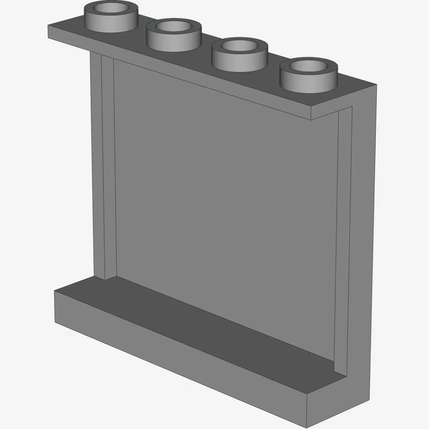 WALL ELEMENT 1X4X3, ABS