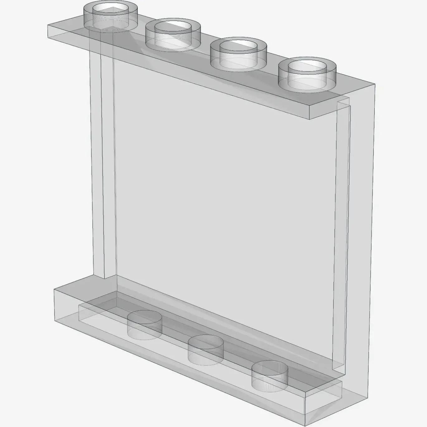 WALL ELEMENT 1X4X3, ABS X 120