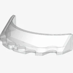 Windscreen 3 x 6 x 1 Curved X 25