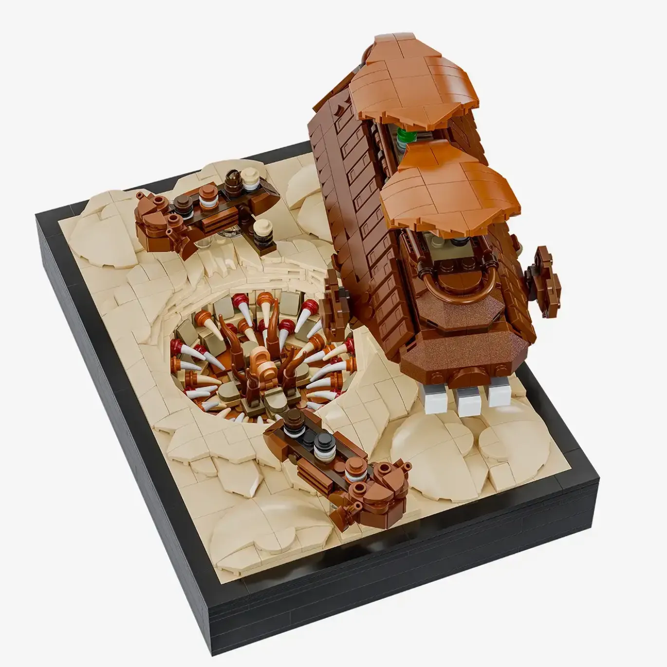 Wüstenschiff über Monstergrube